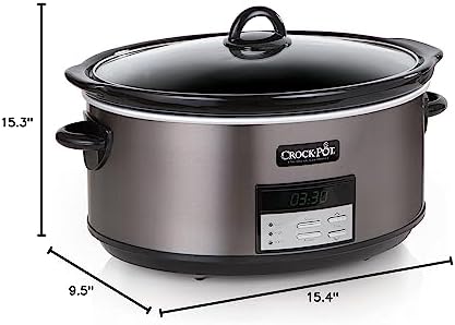 8 Quart Programmable Slow Cooker with Auto Warm - Curated Catalog K9