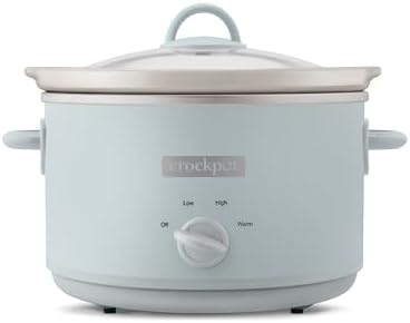 4.5 Quart Manual Slow Cooker – Macaroon Blue - Curated Catalog A2