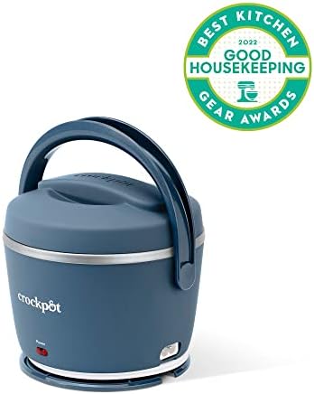Electric Lunch Box Food Warmer 20oz – Faded Blue - Curated Catalog B1