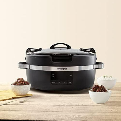 Thermoshield 6 Quart Slow Cooker with Carry Handles - Curated Catalog C6