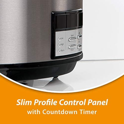 8 Quart Programmable Slow Cooker with Auto Warm - Curated Catalog K9