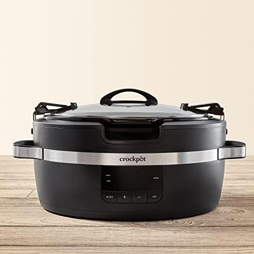 Thermoshield 6 Quart Slow Cooker with Carry Handles - Curated Catalog A5