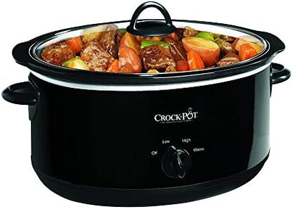 8 Quart Manual Slow Cooker – Black - Curated Catalog I5
