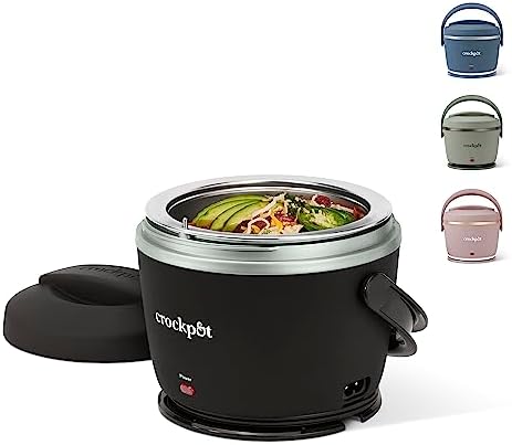 Electric Lunch Box Food Warmer 20oz – Black - Curated Catalog J6