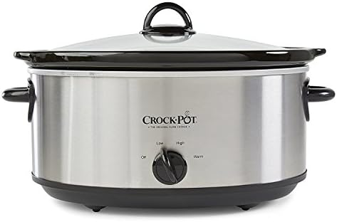 7 Quart Oval Manual Slow Cooker – Stainless Steel - Curated Catalog A8