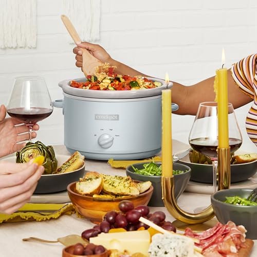 4.5 Quart Manual Slow Cooker – Macaroon Blue - Curated Catalog A2