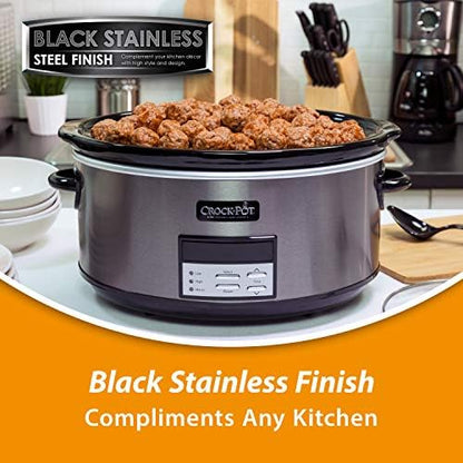 8 Quart Programmable Slow Cooker with Auto Warm - Curated Catalog K9