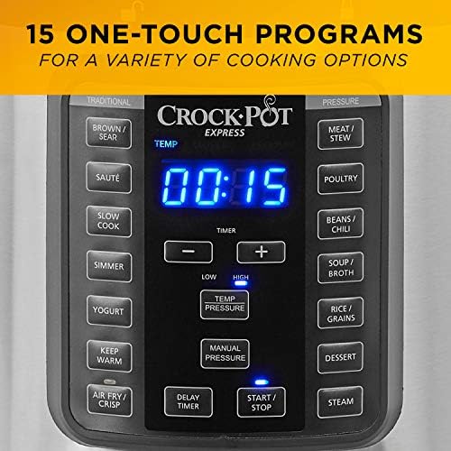 Express Crisp 8 Quart 10-in-1 Pressure Cooker - Curated Catalog X9