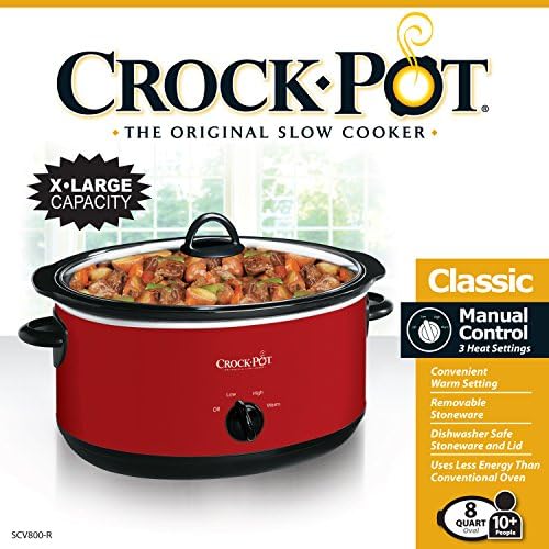 Express Crock 8 Quart Programmable Slow Cooker - Curated Catalog W7