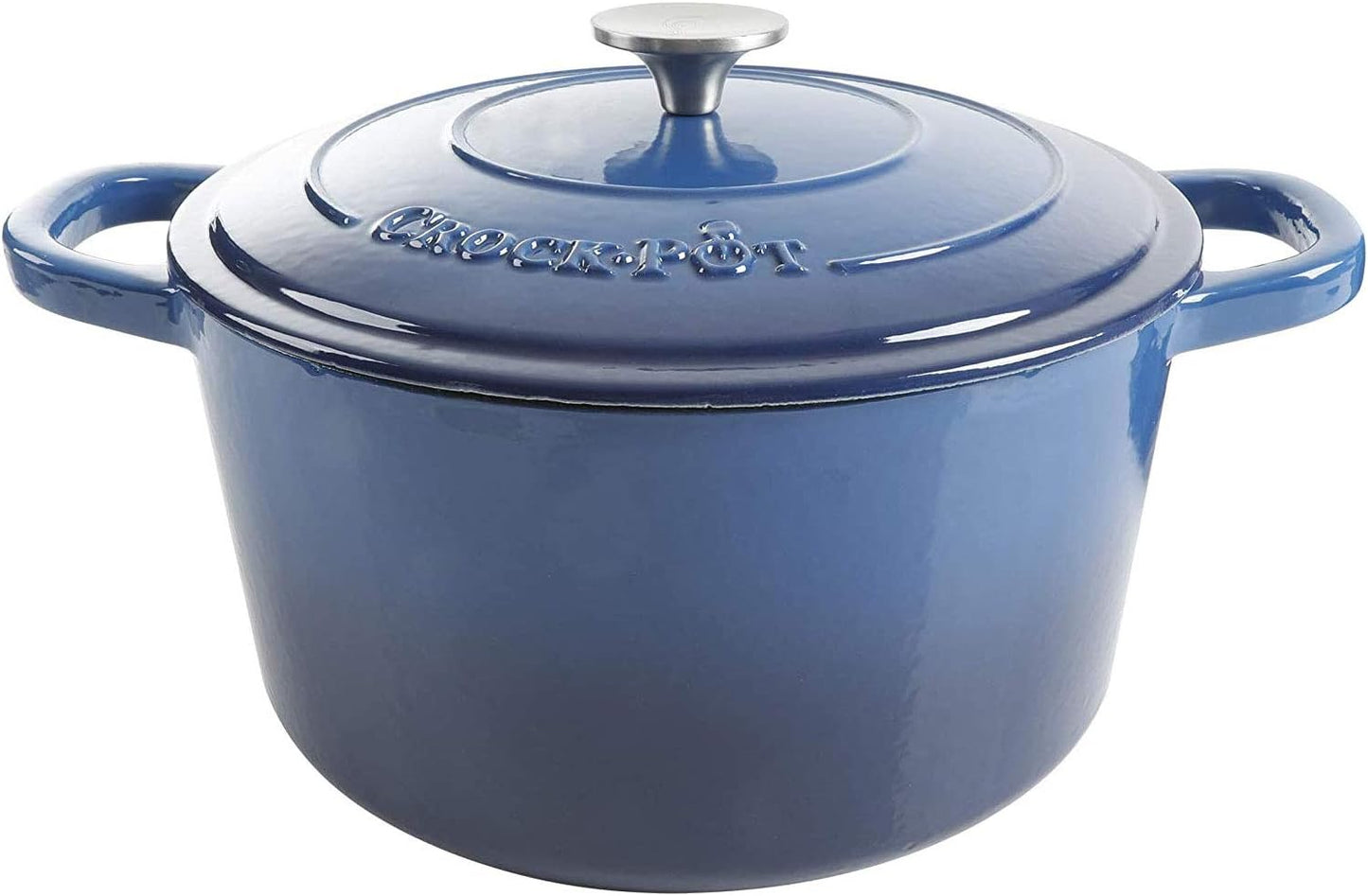 3 Quart Enameled Cast Iron Dutch Oven – Aqua - Curated Catalog D2