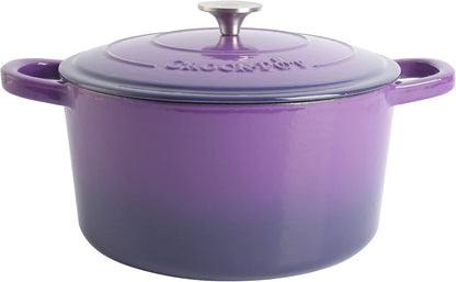 3 Quart Enameled Cast Iron Dutch Oven – Aqua - Curated Catalog Q0