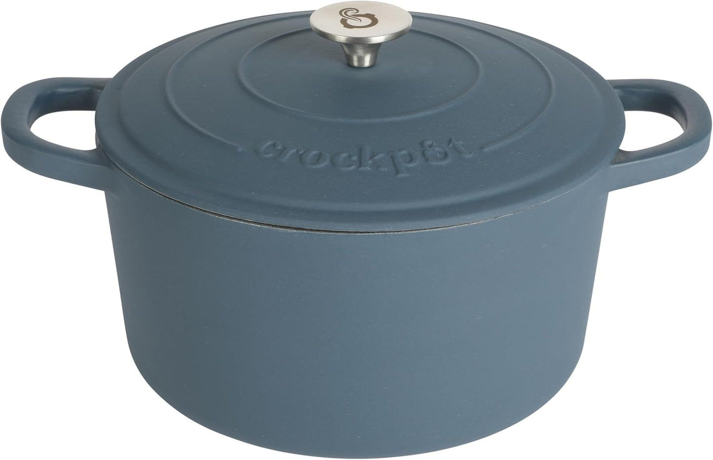 3 Quart Enameled Cast Iron Dutch Oven – Aqua - Curated Catalog Q0