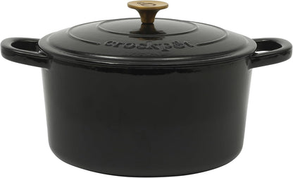 3 Quart Enameled Cast Iron Dutch Oven – Aqua - Curated Catalog D2