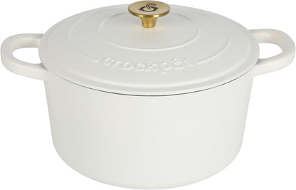 3 Quart Enameled Cast Iron Dutch Oven – Aqua - Curated Catalog D2
