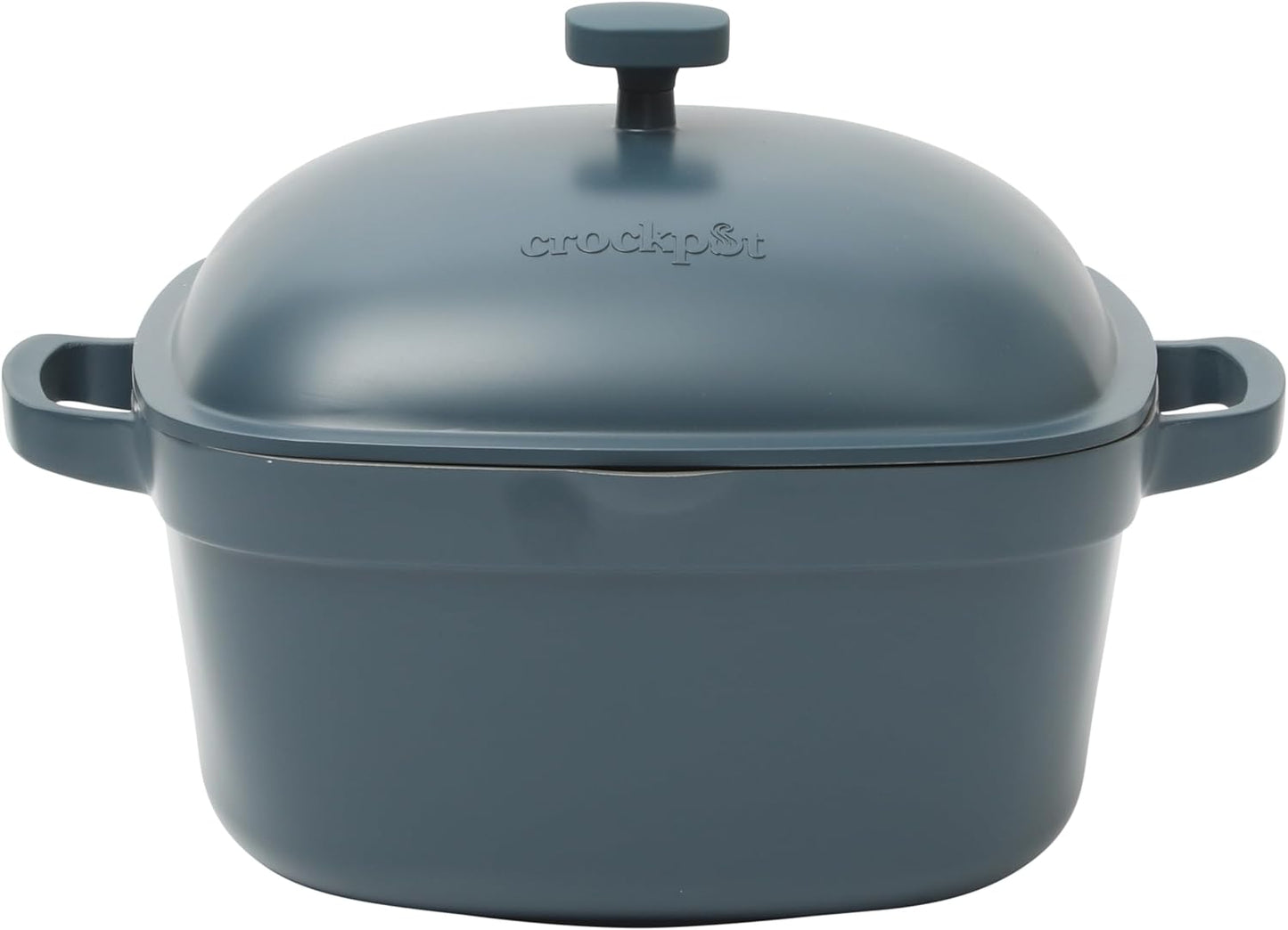 3 Quart Enameled Cast Iron Dutch Oven – Aqua - Curated Catalog D2